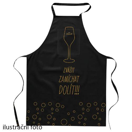 Bohemia Sekt zástěra na skleničku